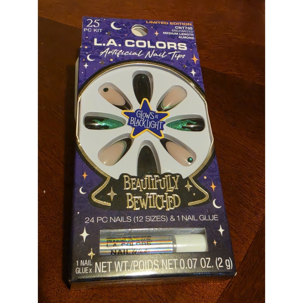 BEAUTIFULLY BEWITCHED "ENCHANTED" 🔥 L.A. Colors Artificial Nails‎ LTD EDTN NEW